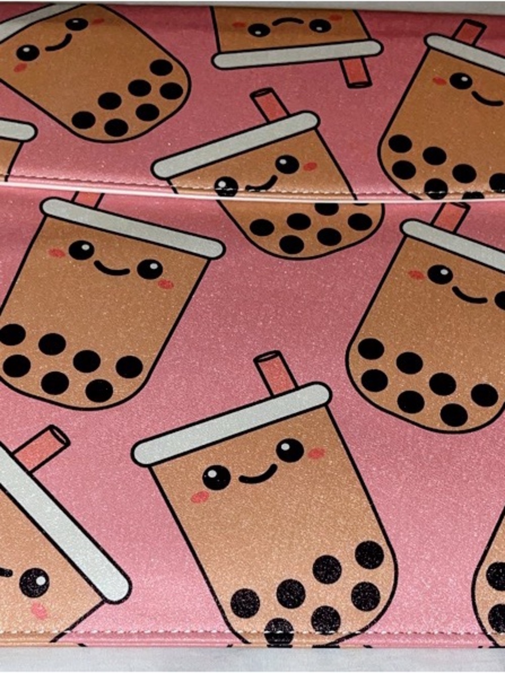 Laptop Sleeve for 15” Pink Bubble Tea with Kawaii Boba Print - Picture 13 of 14